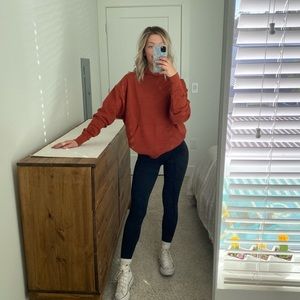 NWT WeWoreWhat oversized hoodie sweatshirt - color Rust